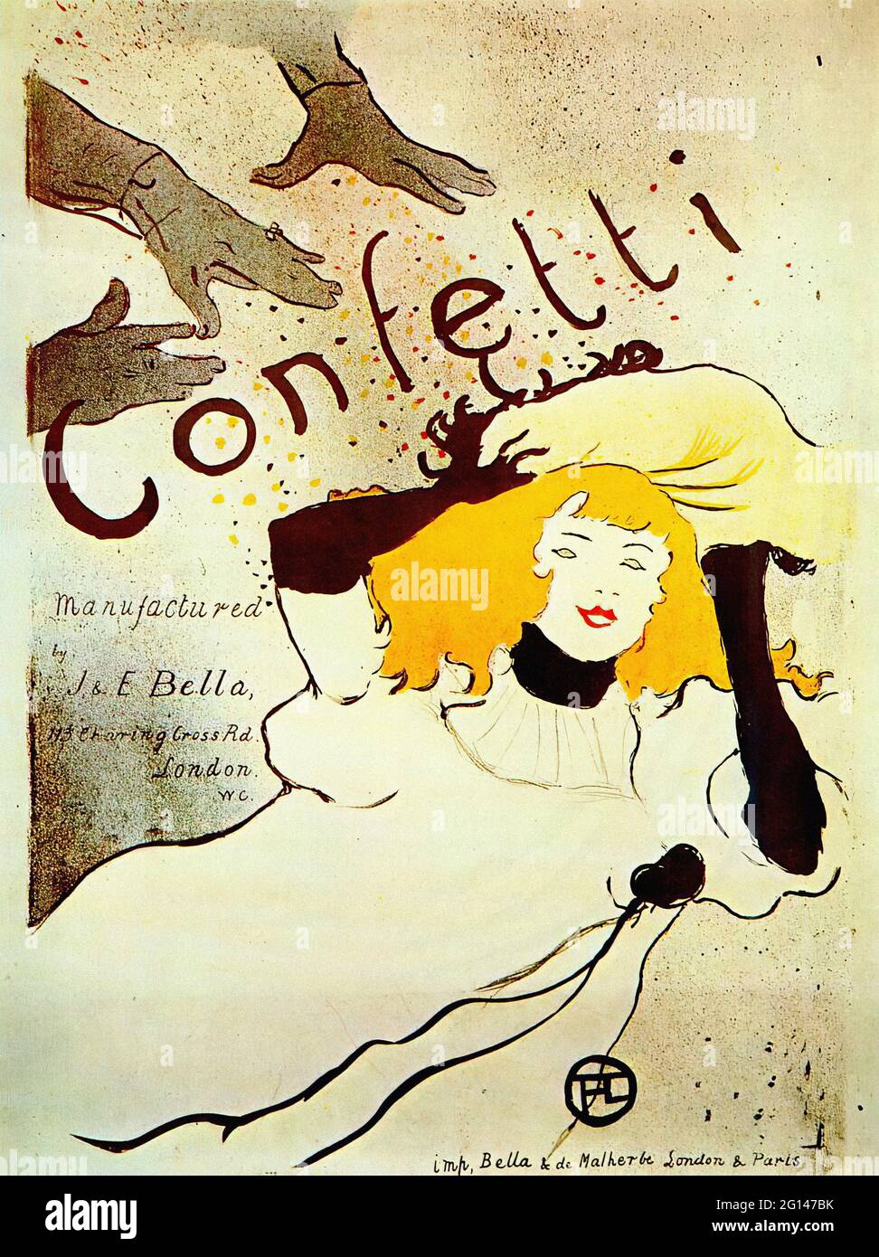 Confetti lautrec 1894 hi-res stock photography and images - Alamy