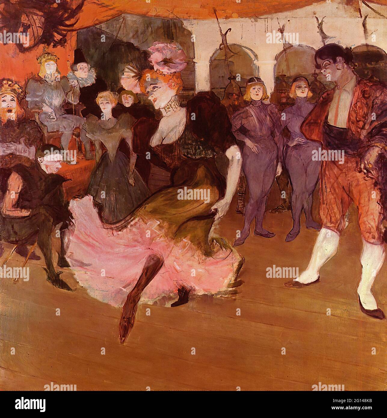 Toulouse-Lautrec -  Marcelle Lender Dancing Bolero Chilperic 1895 Stock Photo