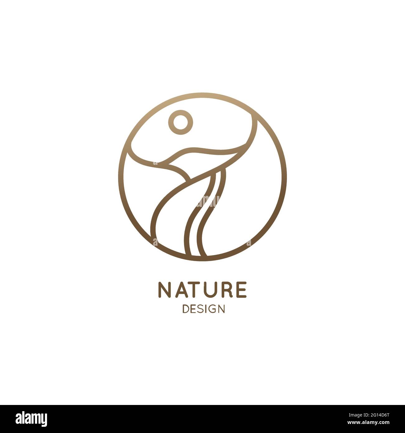 Mountain road logo Stock Vector Image & Art Alamy