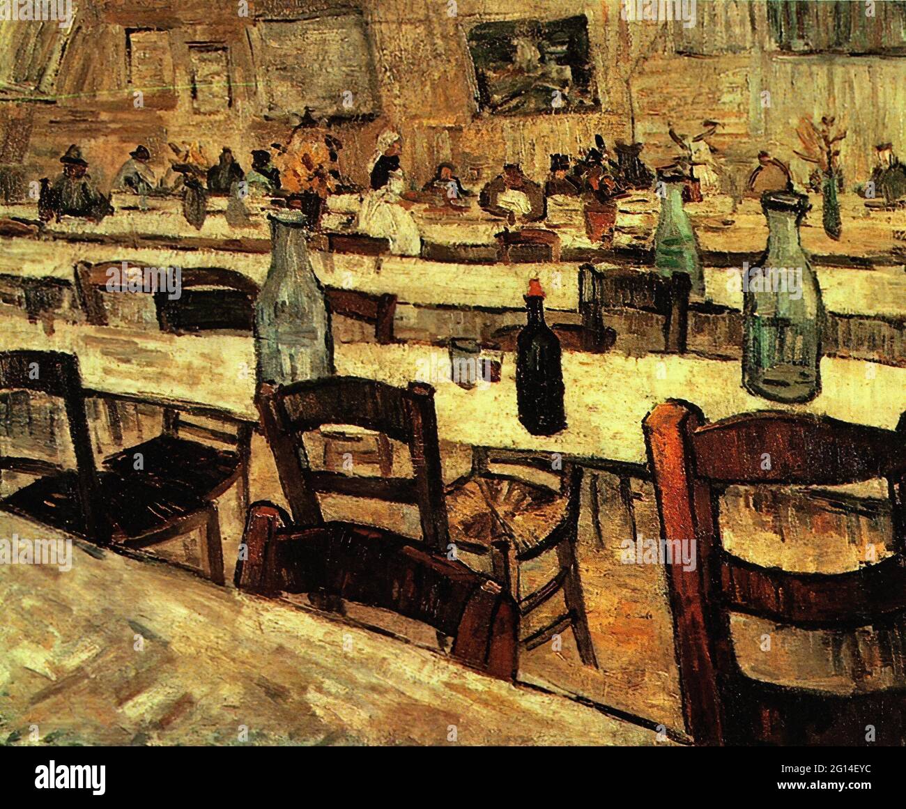 Vincent Van Gogh -  Interior Restaurant Arles 1888 Stock Photo