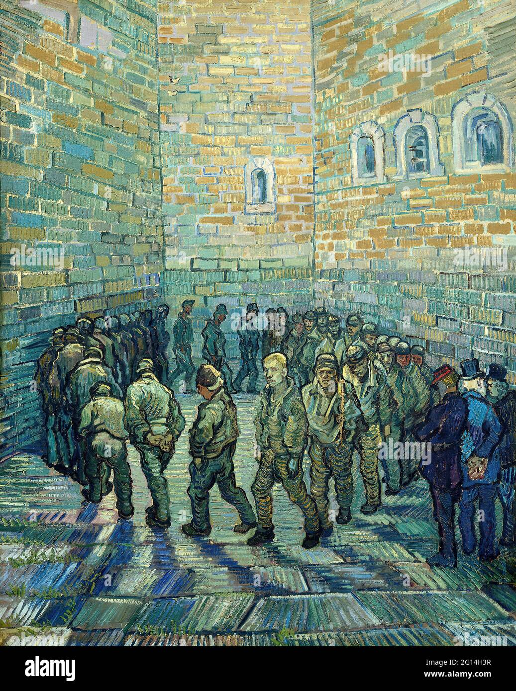 Vincent van Gogh, Prisoners Exercising (Prisoners Round). 1890.  Post-Impressionism. Oil on canvas. Pushkin Museum of Fine Art Stock Photo -  Alamy