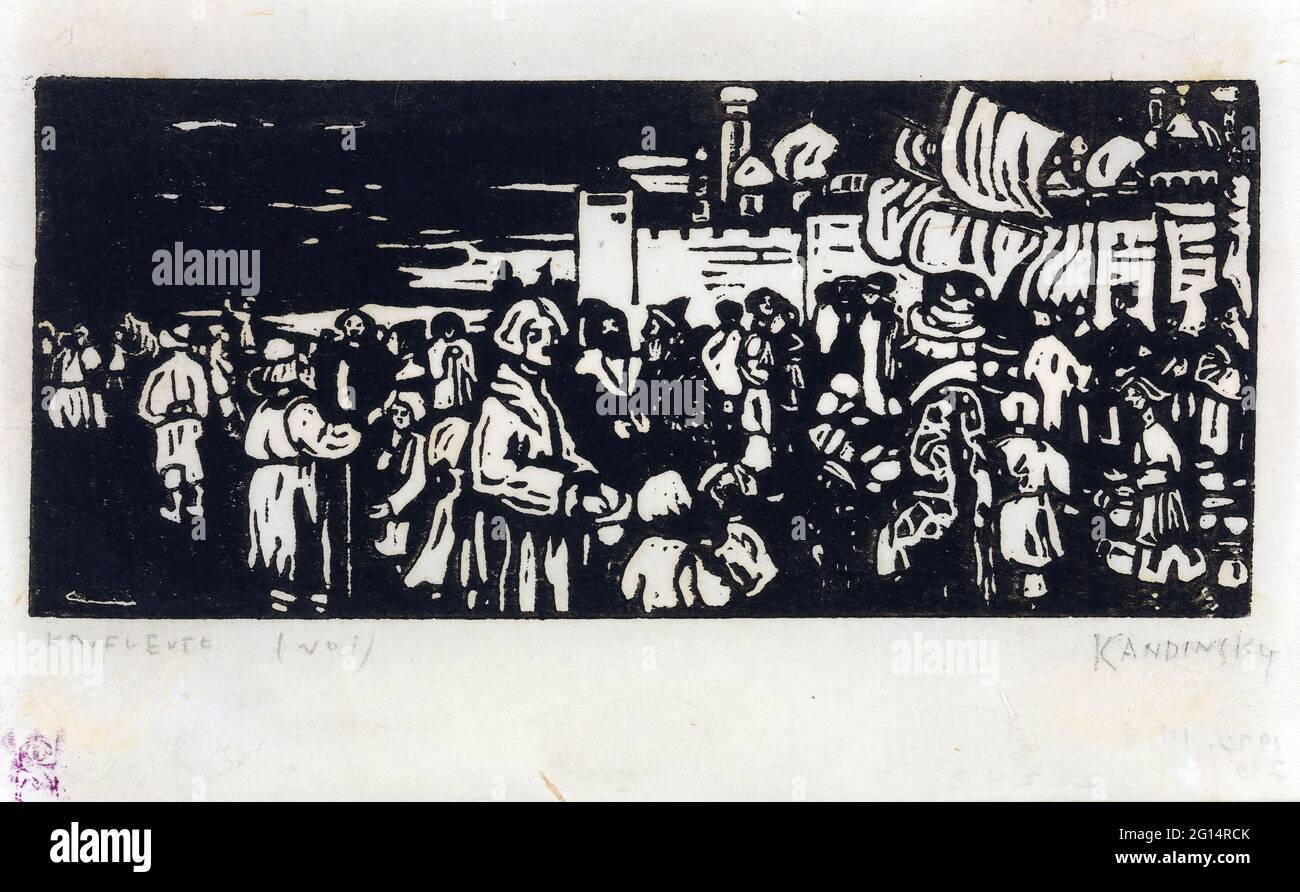 Wassily Kandinsky -  Merchants Stock Photo