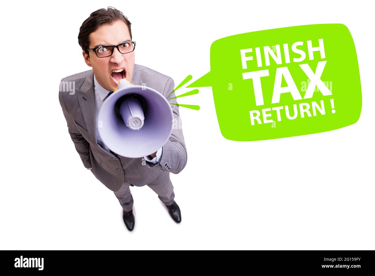 Concept of the annual tax return submission Stock Photo Alamy