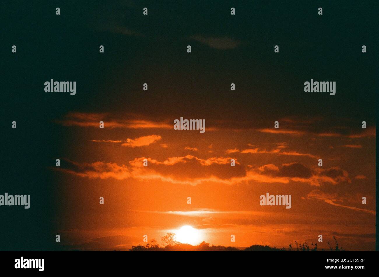 Sunset 2020, 35mm Stock Photo