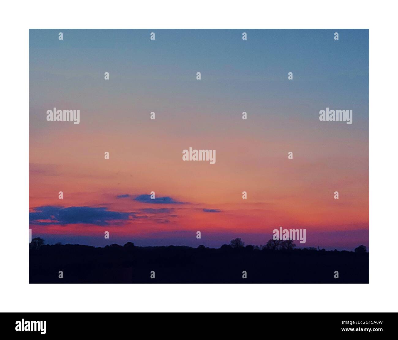 Sunset, June, 2021 Stock Photo Alamy