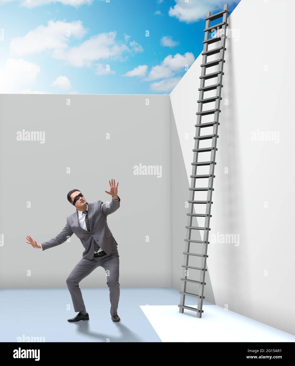 Avoiding ladder hi-res stock photography and images - Alamy