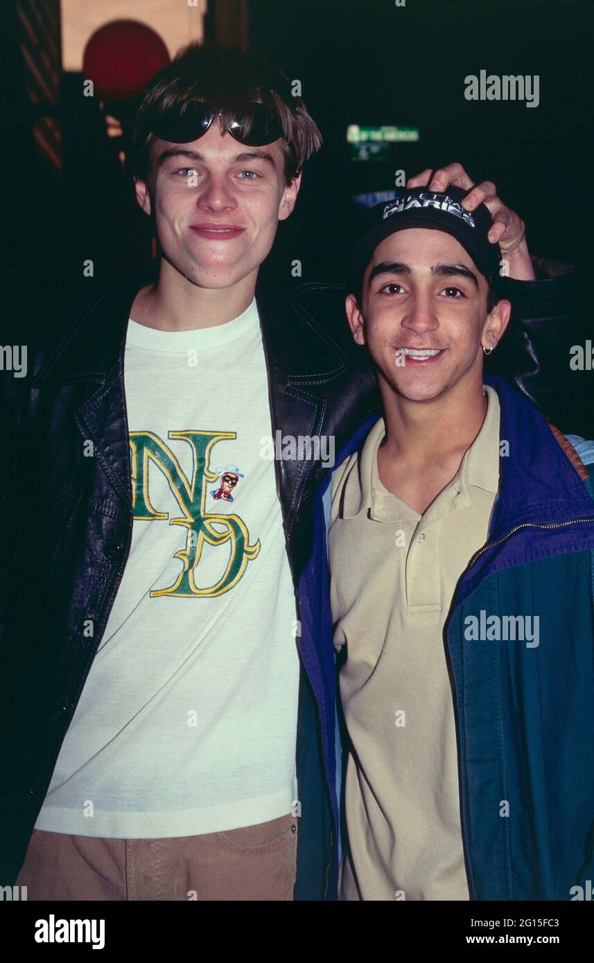 Leonardo DiCaprio and James Madio attend Betsey Johnson Fashion Show in