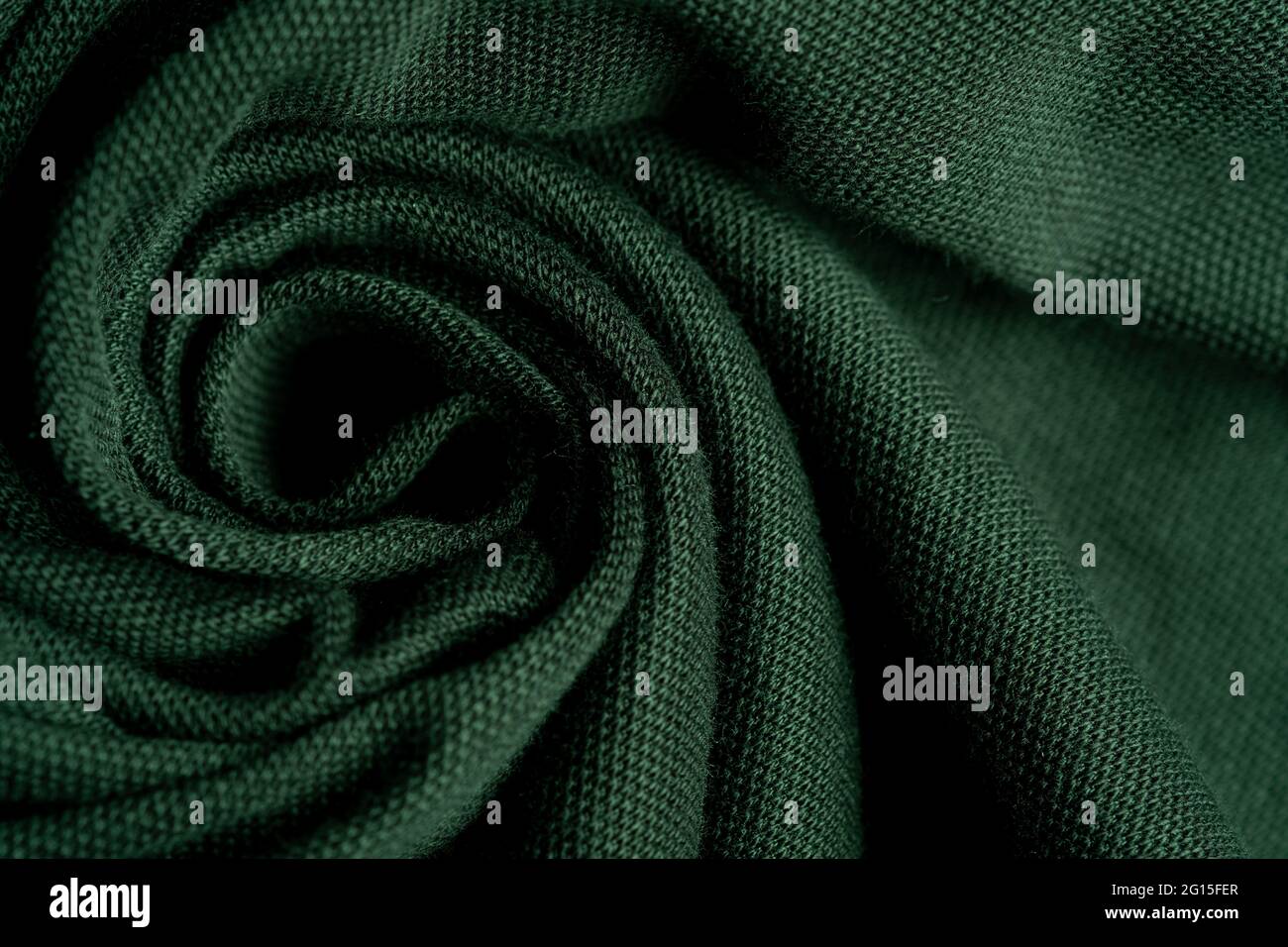 green fabric texture background Stock Photo - Alamy