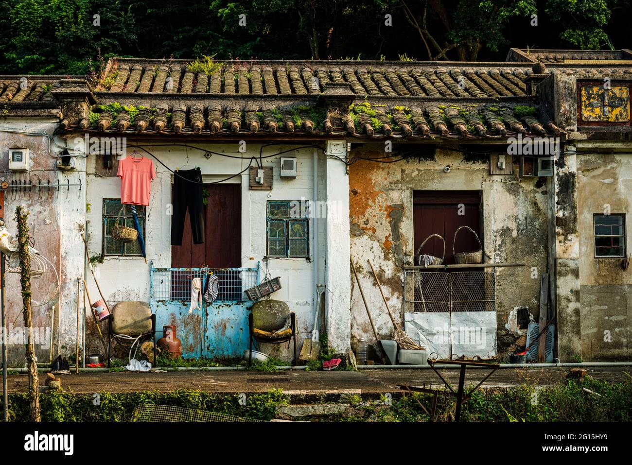 Traditional Chinese rural village houses, Fung Hang, New Territories