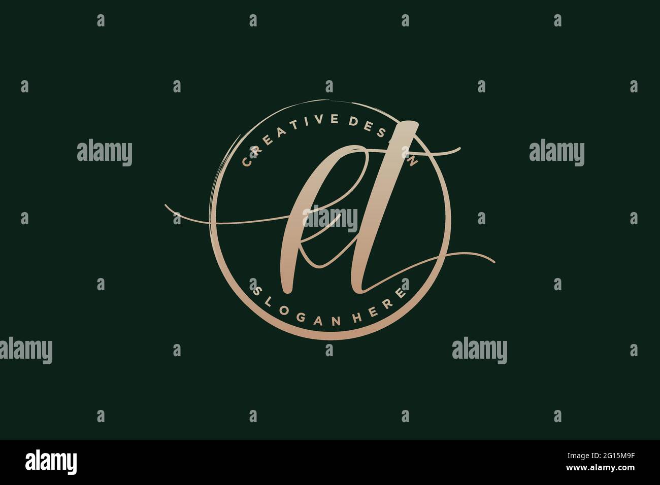 KT handwriting logo with circle template vector signature, wedding ...