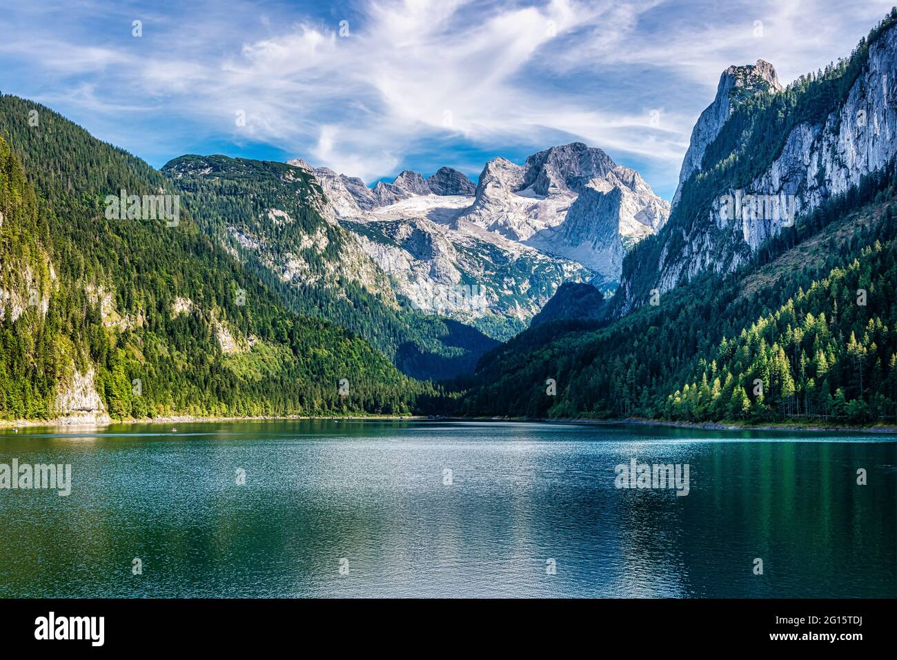 Lake Gosau Gosausee In Salzkammergut Austria Stock Photo Alamy
