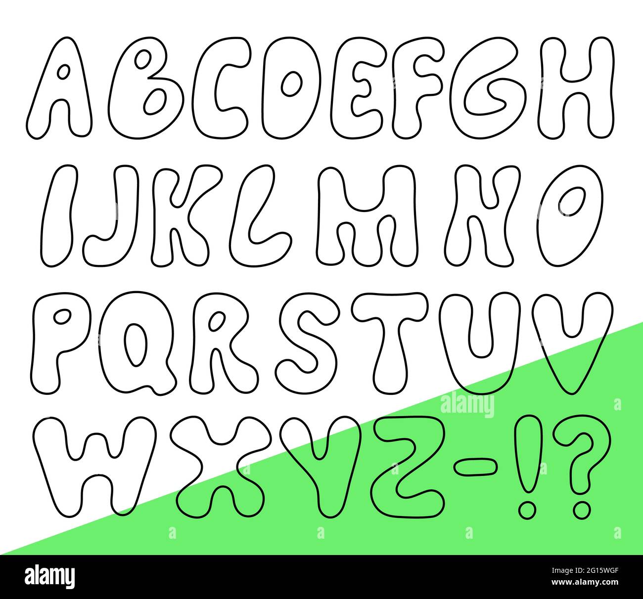 Alphabet letters for kids. Fun ABC Stock Photo - Alamy