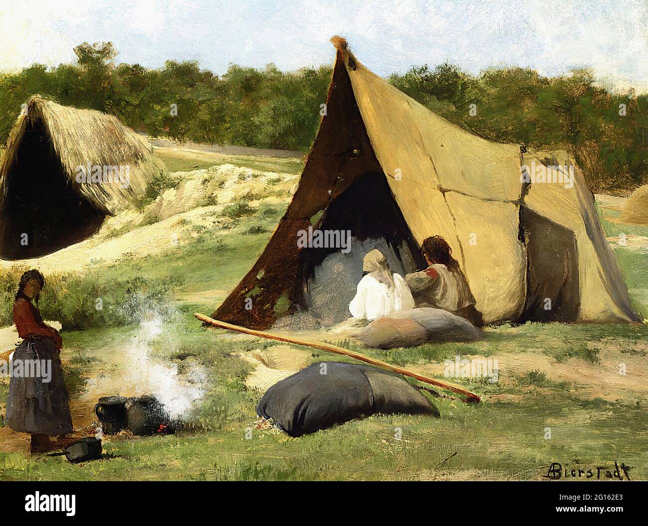 Indian camp hi-res stock photography and images - Alamy