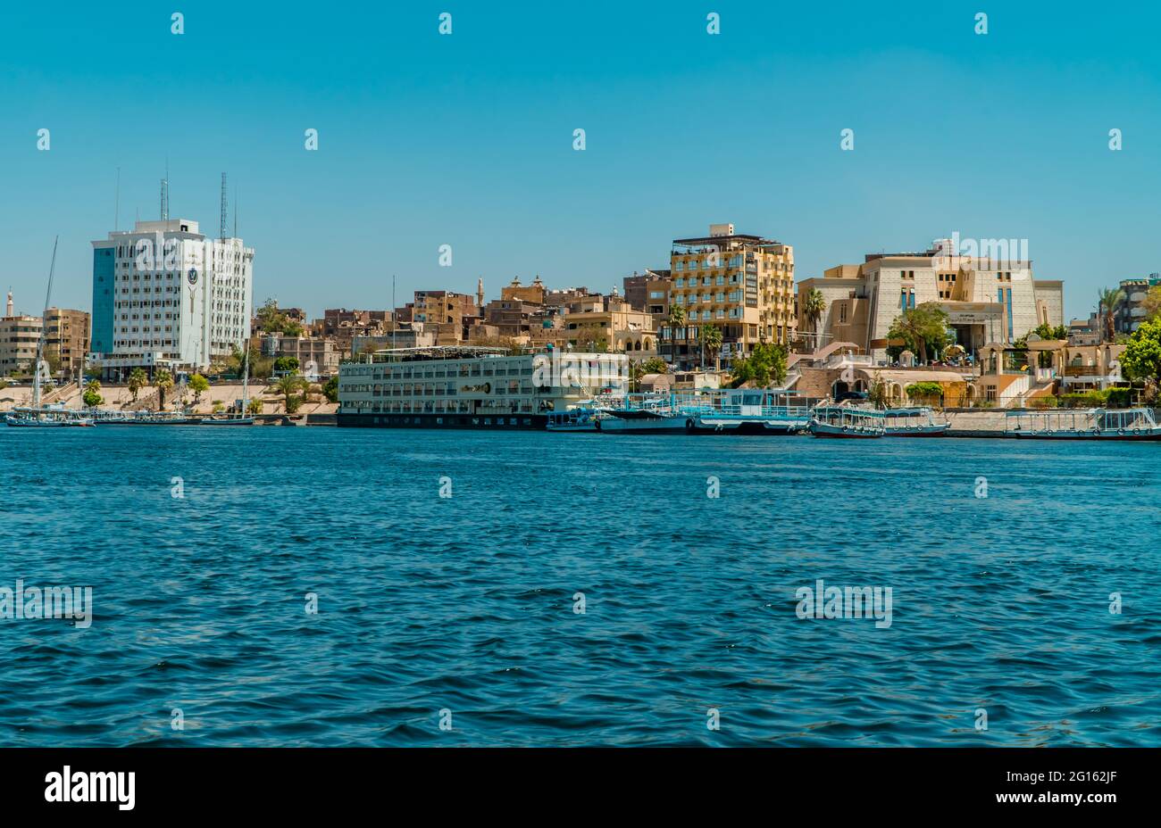 The Nile River in Aswan, Egypt Stock Photo Alamy