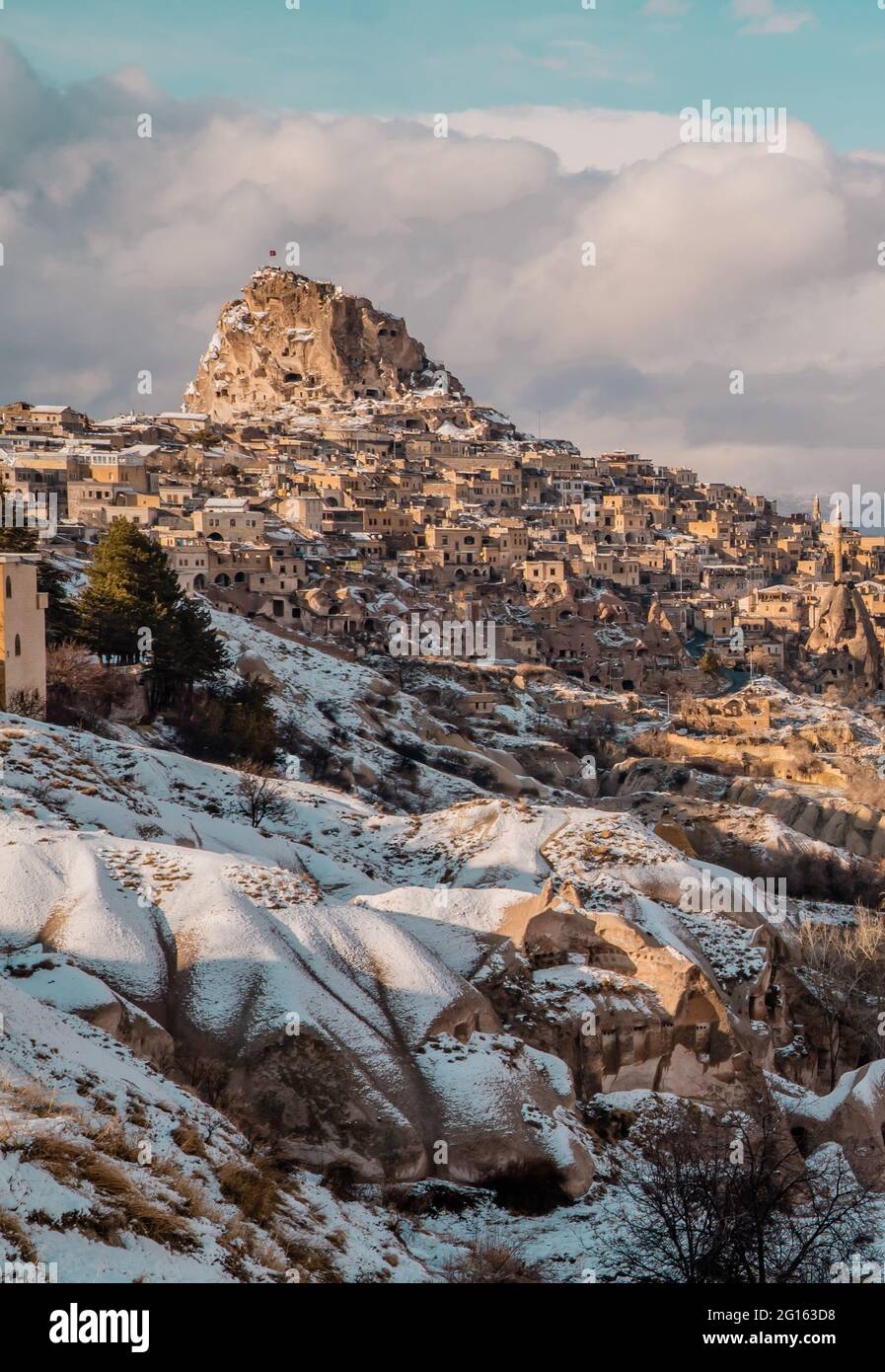 The famous Pigeon Valley in Cappadocia, Turkey with typical fairy