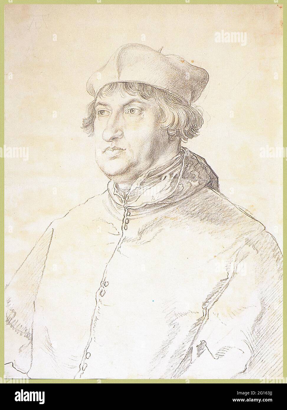 Albrecht Dürer -  Cardinal Albrecht Von Brandenburg Stock Photo