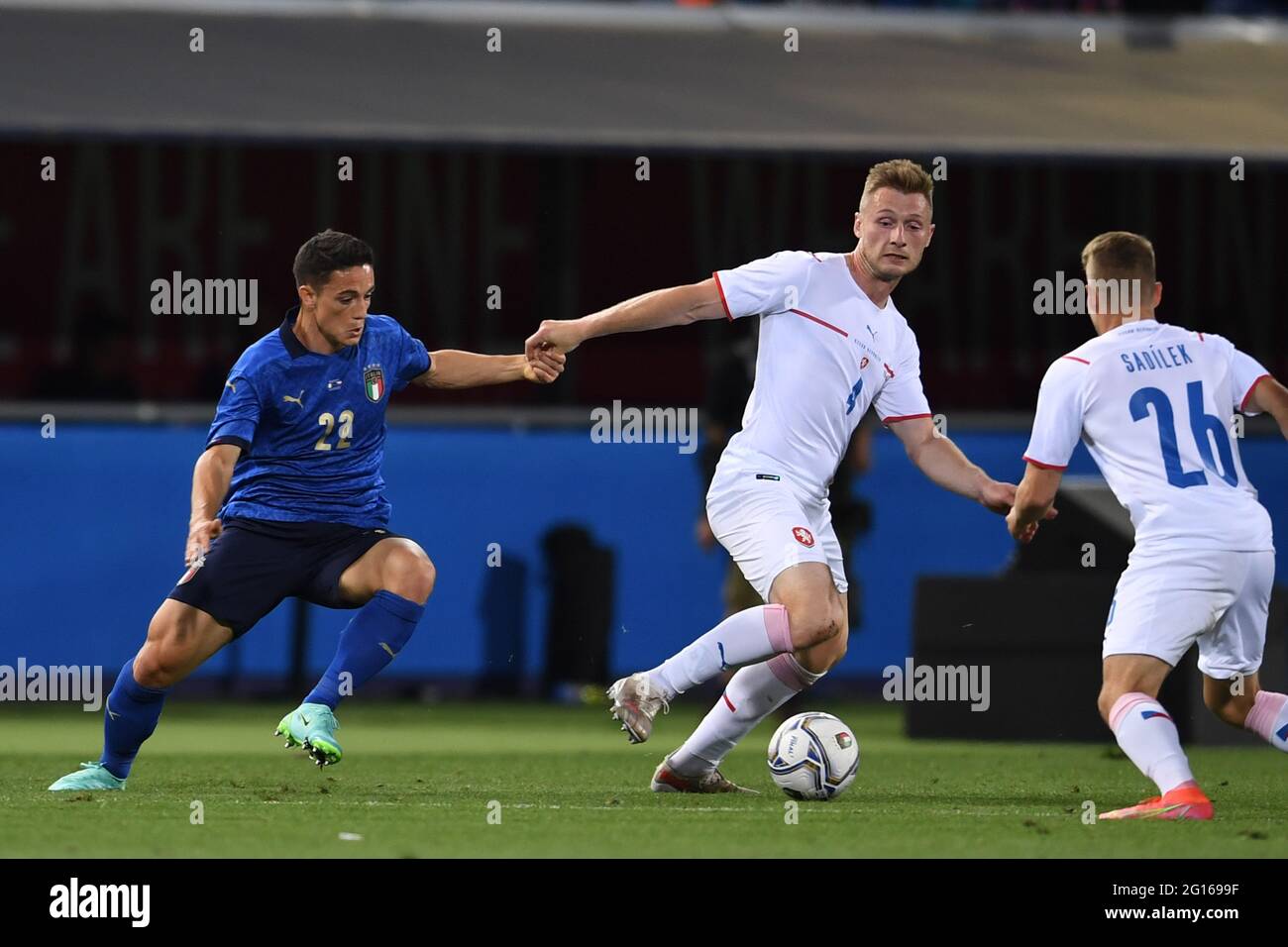 AC Sparta Praha defeat SK Slavia Prague in the Czech Soccer League match  played in Prague, Czech Republic on September 28, 2013. From left: Pavel  Kaderabek of Sparta, Martin Hurka of Slavia