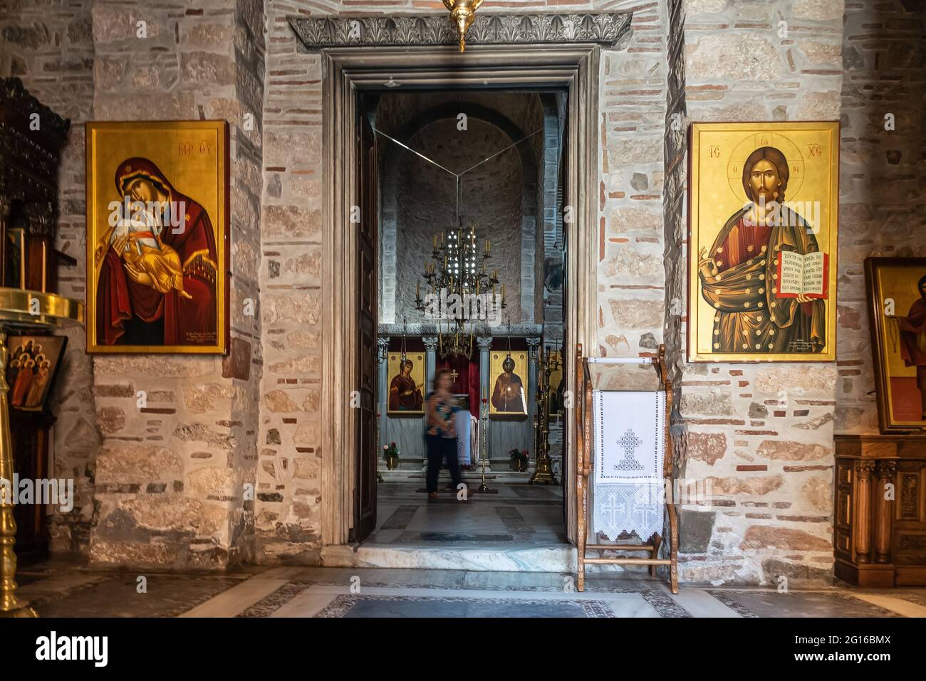 The Byzantine Monastery Of Hosios Loukas (Holy Lucas) In Greece Stock ...