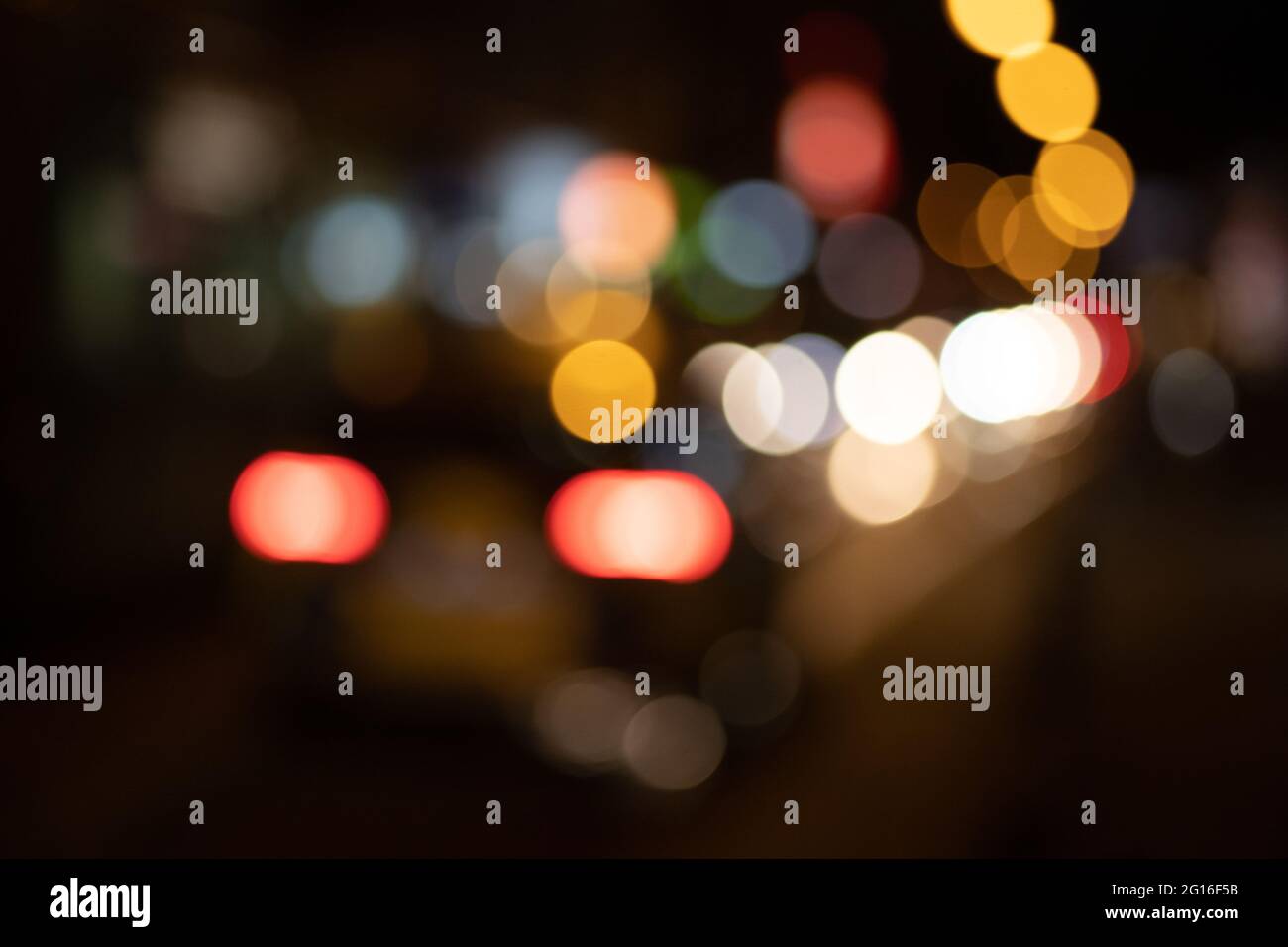 Blurry city lights hi-res stock photography and images - Alamy