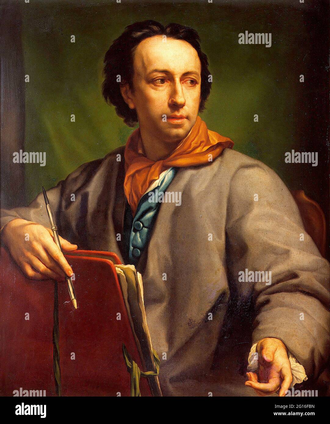 Anton Raphael Mengs - Self Portrait Stock Photo - Alamy