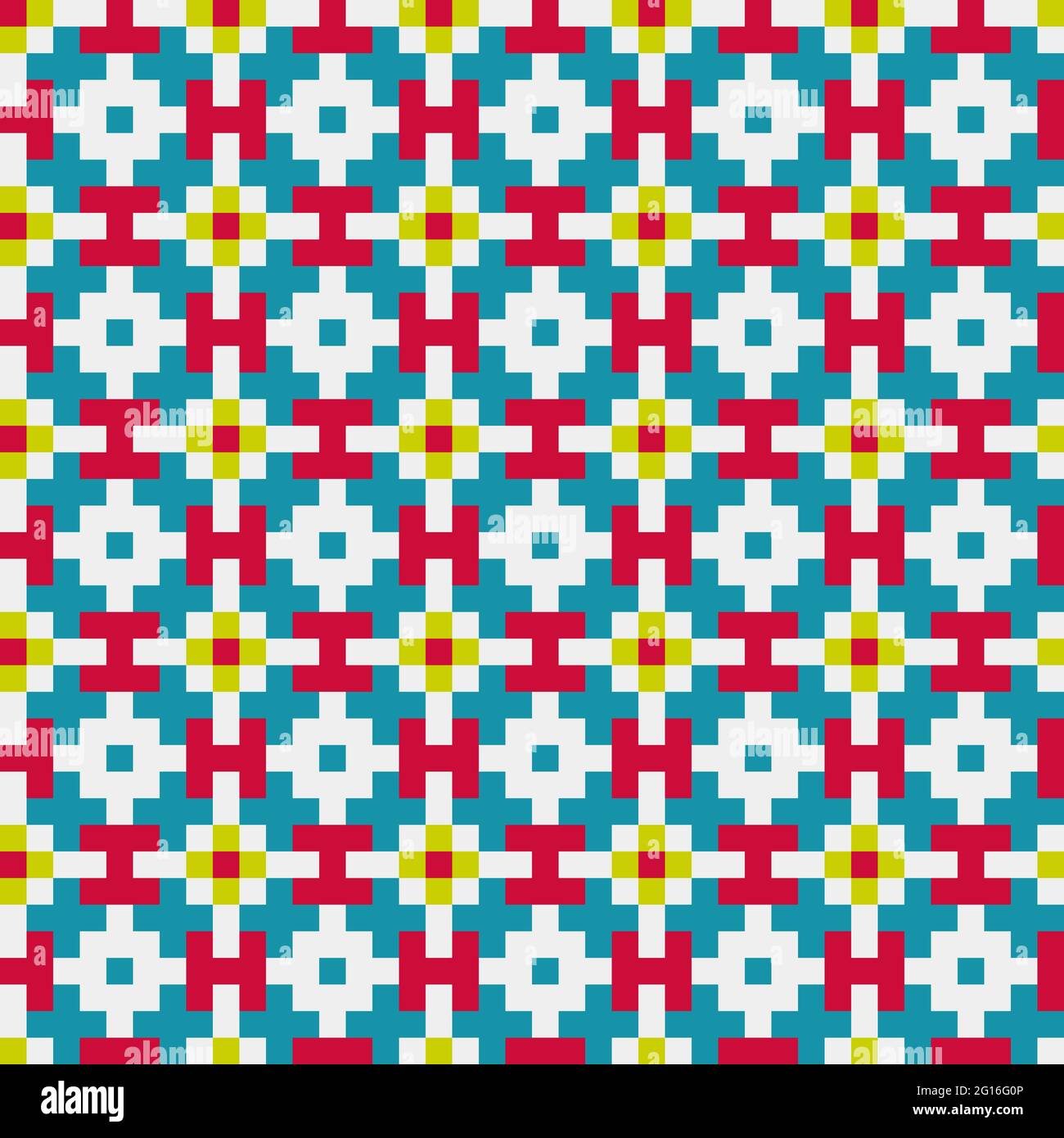 Abstract Cross-Pattern Dotted generative computational art illustration ...