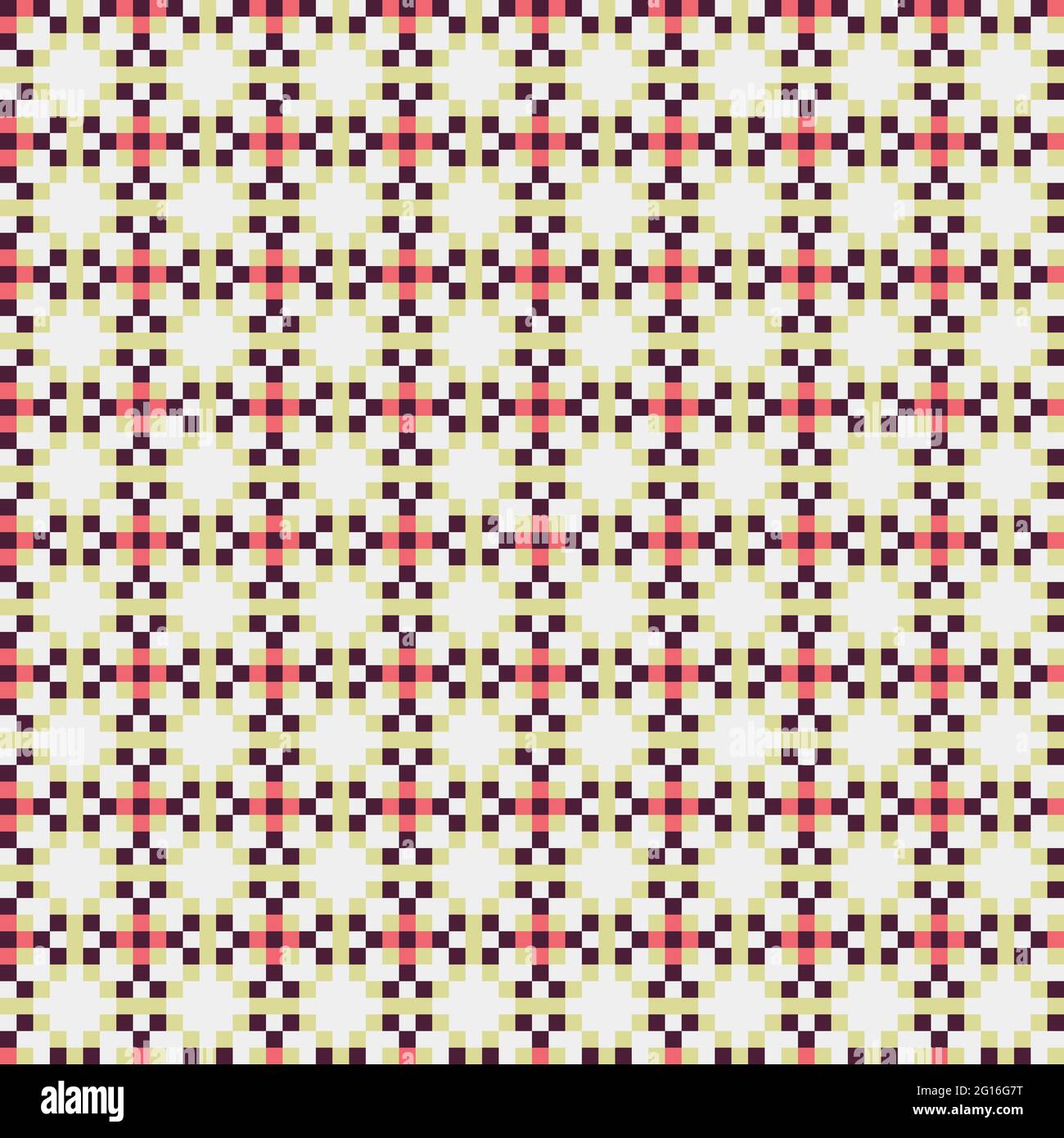 Abstract Cross-Pattern Dotted generative computational art illustration ...