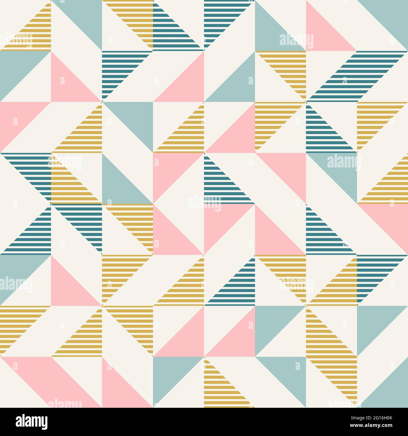 Abstract geometric diamond shapes geo print. Seamless vector pattern ...
