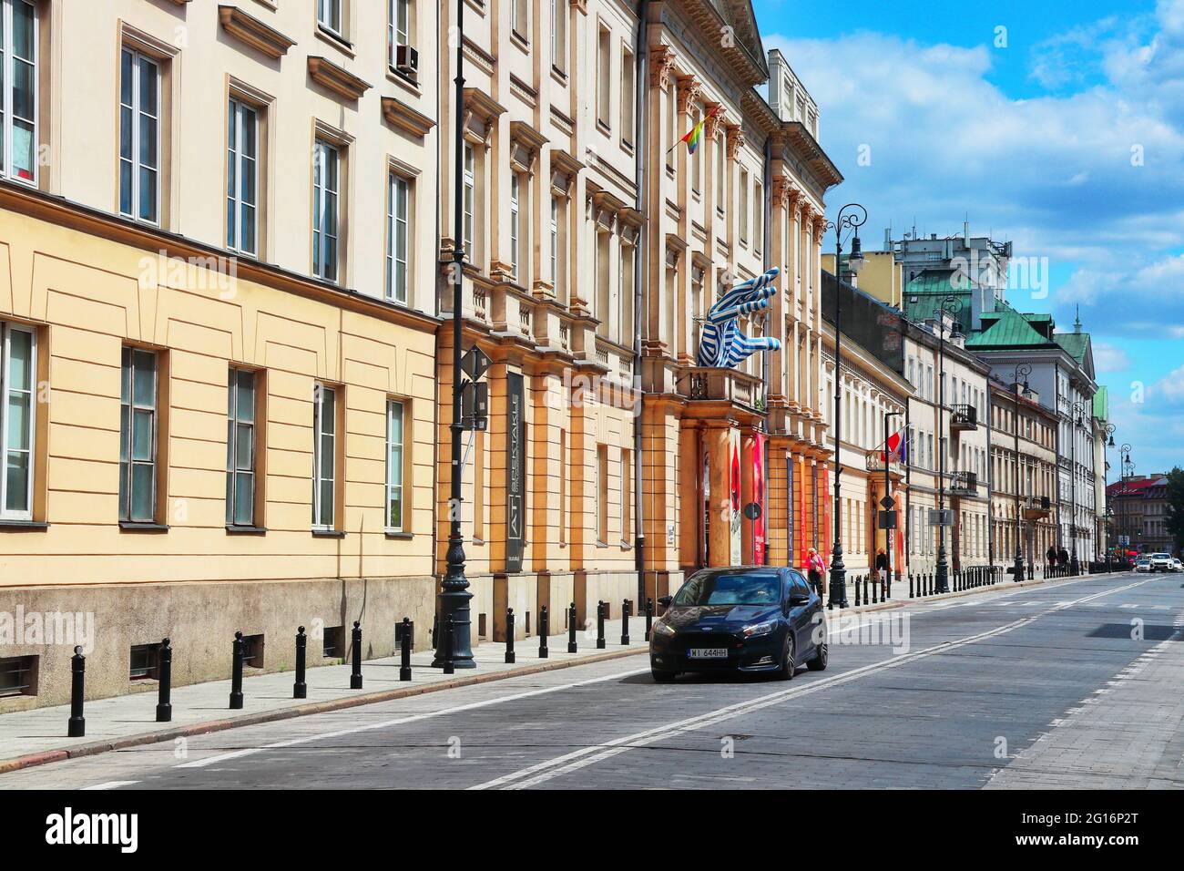 Poland, Warsaw, Miodowa street, Masovia voivodeship. Stock Photo