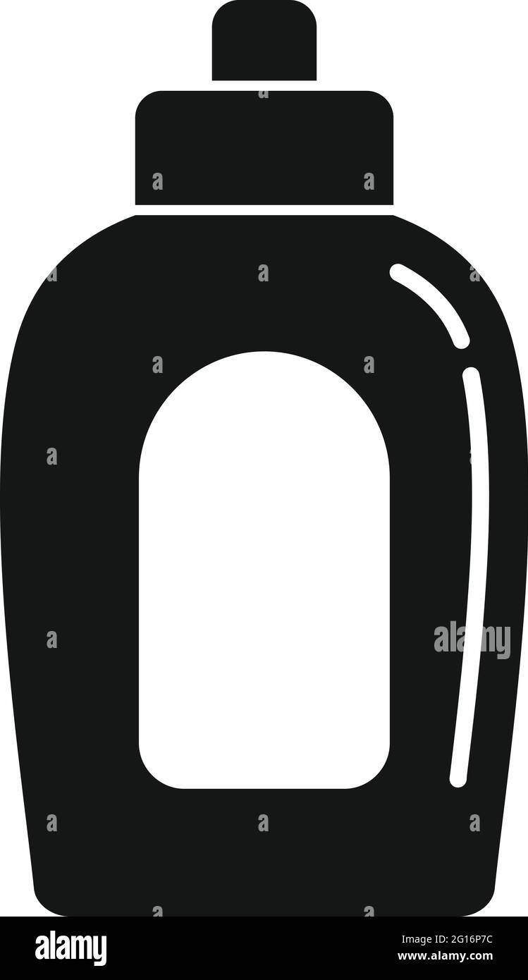 Softener bleach icon, simple style Stock Vector