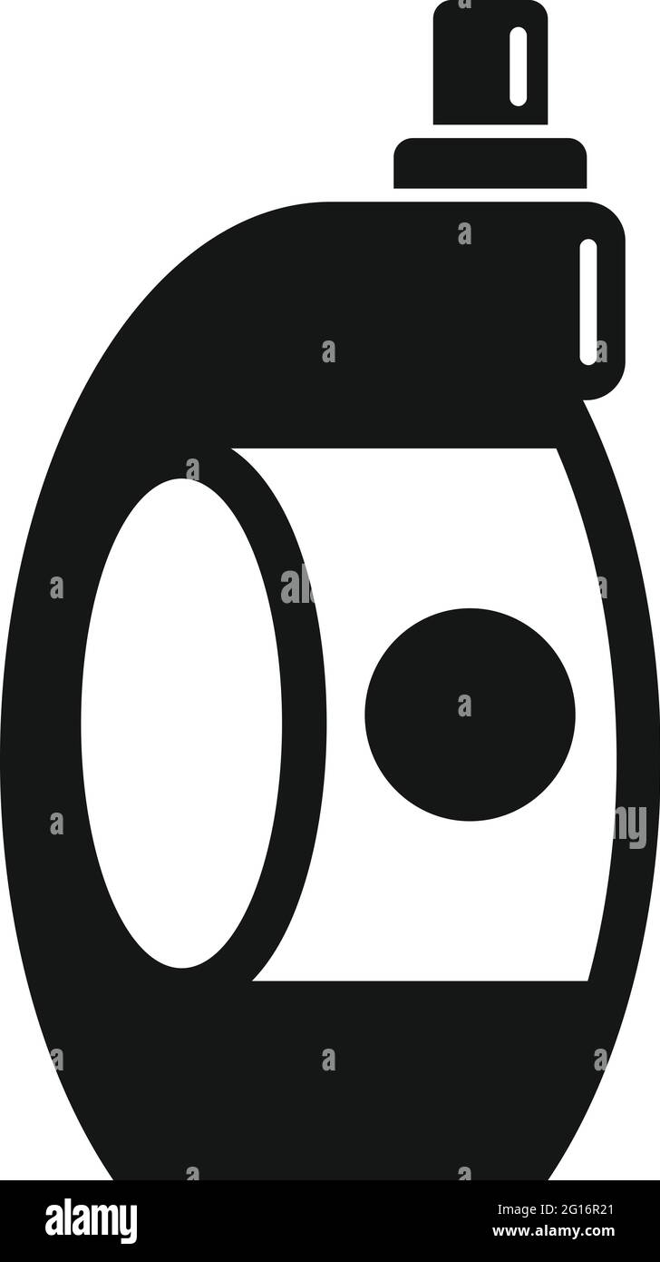 Softener bottle icon, simple style Stock Vector