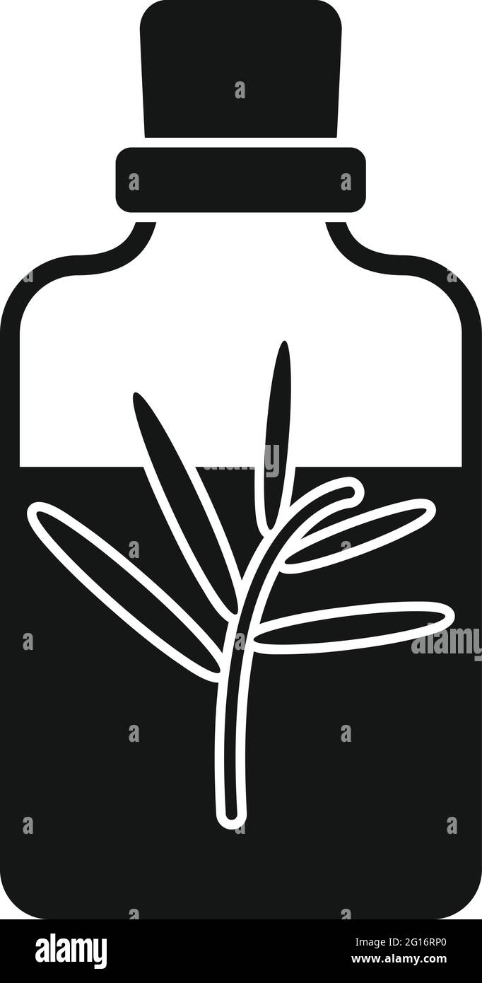 Essential oils perfume icon, simple style Stock Vector