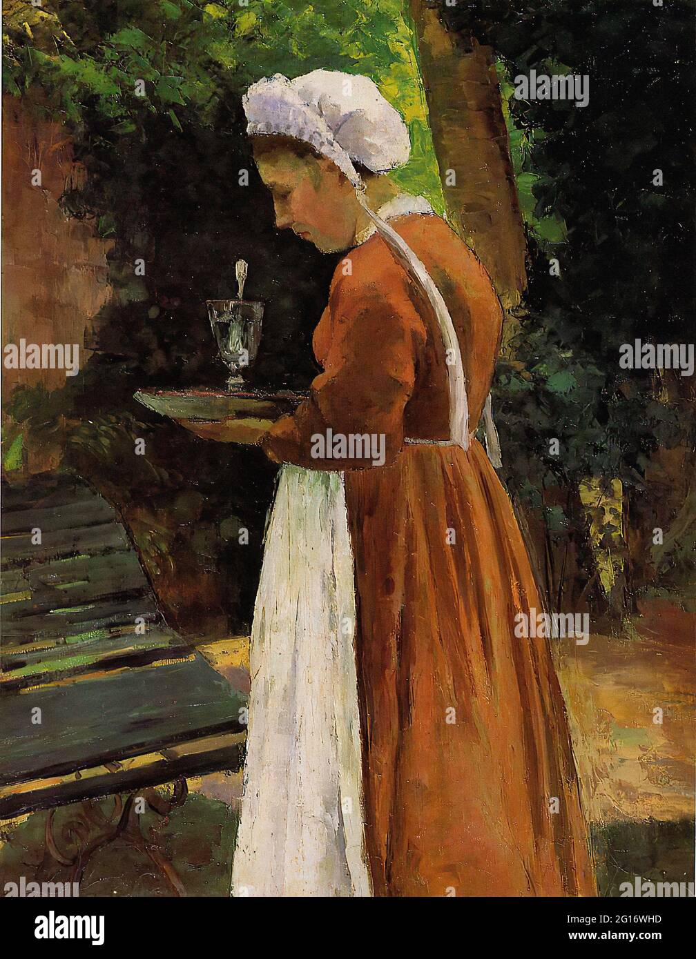Camille Pissarro -  Maidservant 1867 Stock Photo
