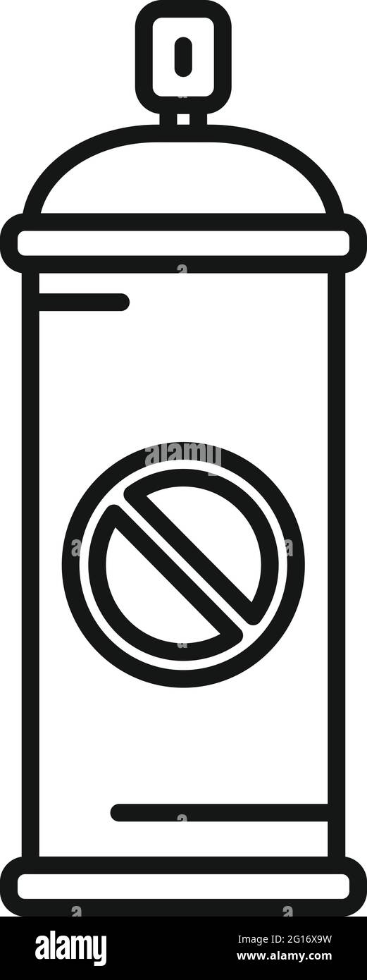 Disinfection air spray icon, outline style Stock Vector Image & Art - Alamy