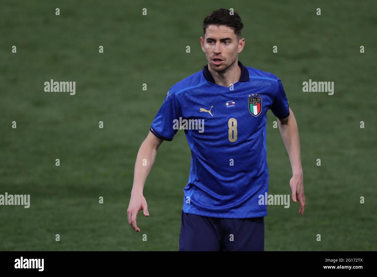 Bologna, Italy, 4th June 2021. Jorginho of Italy during the International Football Friendly match at Stadio Dall'Ara, Bologna. Picture credit should read: Jonathan Moscrop / Sportimage Stock Photo