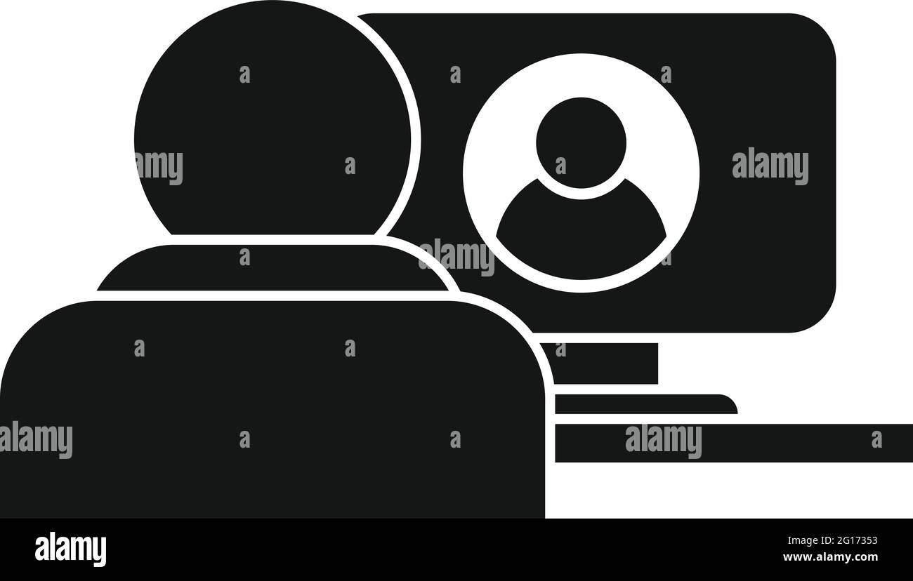 Personal video call icon, simple style Stock Vector Image & Art Alamy
