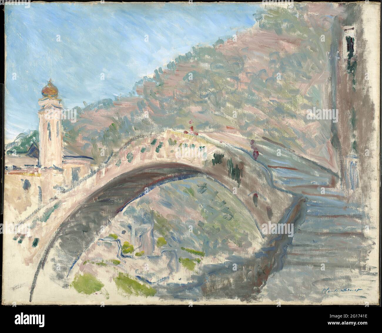 Claude Monet - Bridge at Dolceacqua Stock Photo - Alamy