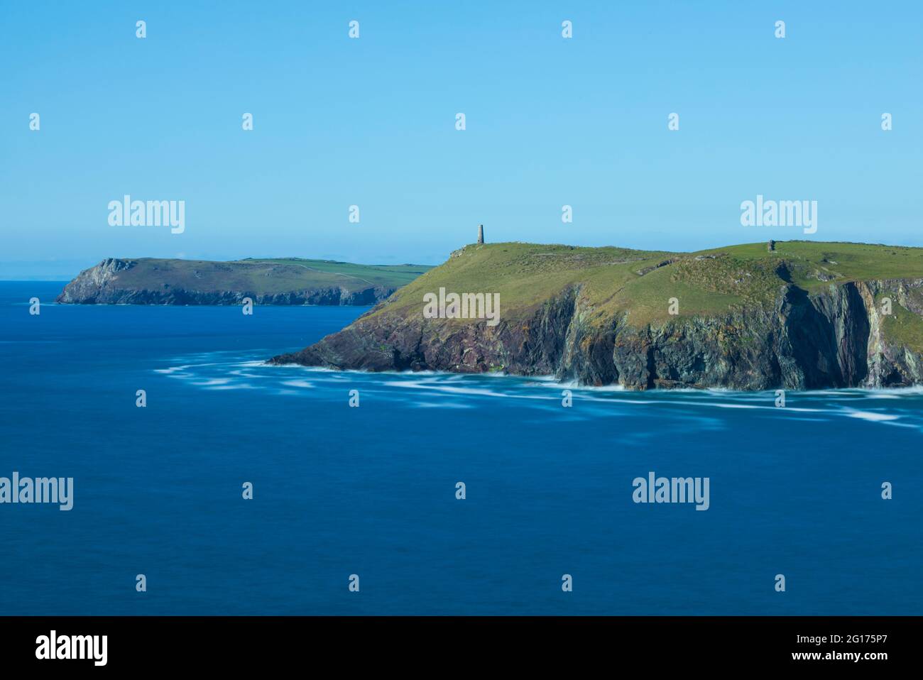 Stepper Point North Cornwall Stock Photo