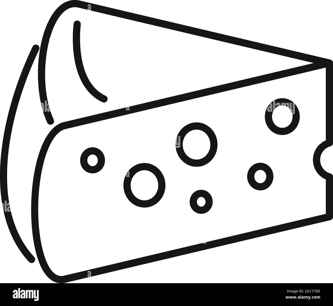 Cheese ricotta icon, outline style Stock Vector Image & Art - Alamy