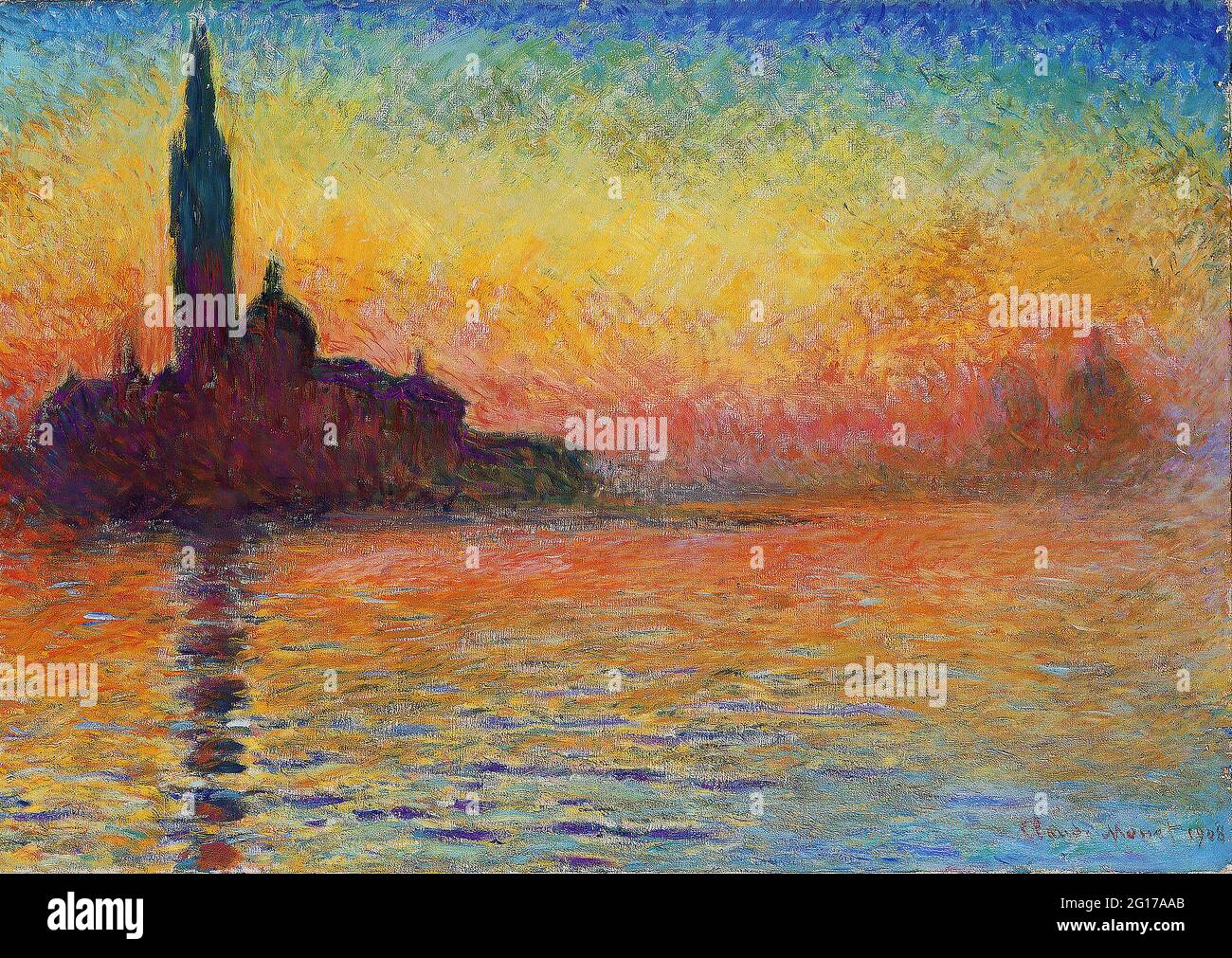 san giorgio maggiore at dusk 1908 san giorgio maggiore at dusk 1908