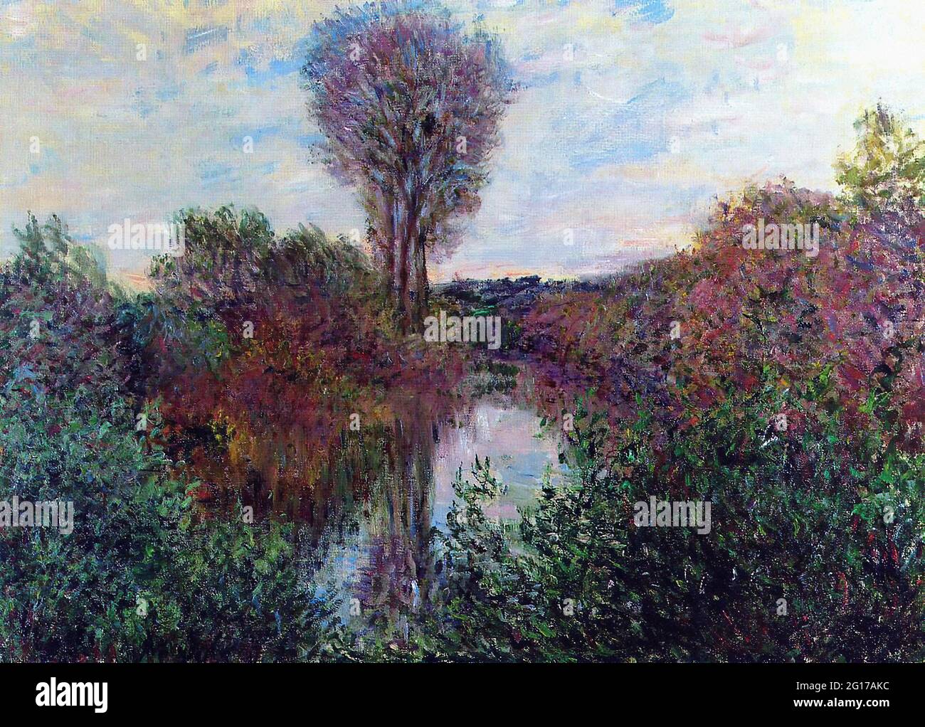 Claude Monet - Small Branch Seine 1878 Stock Photo - Alamy