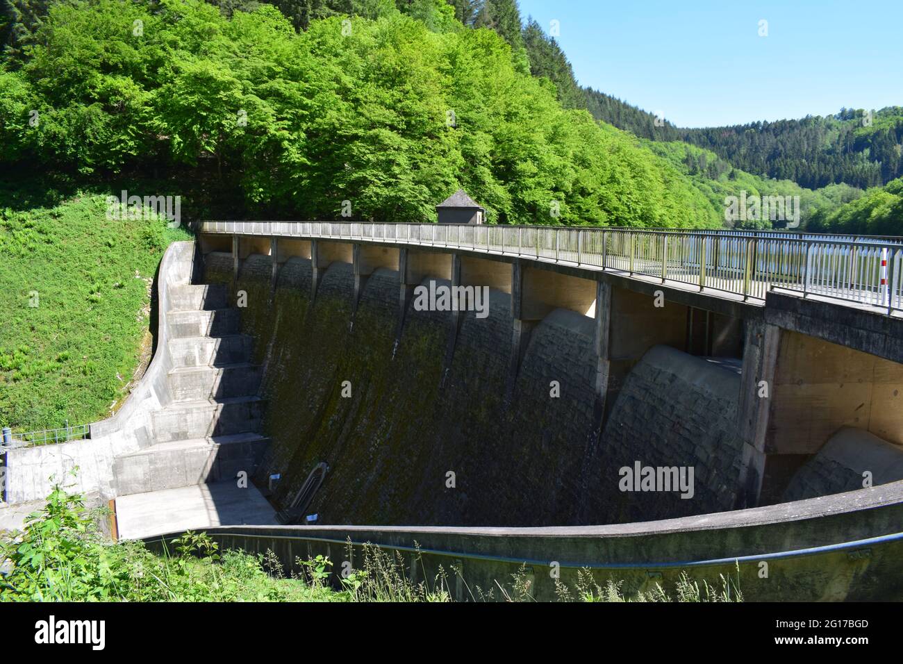 dam wall of Dhrontalsperre Stock Photo - Alamy