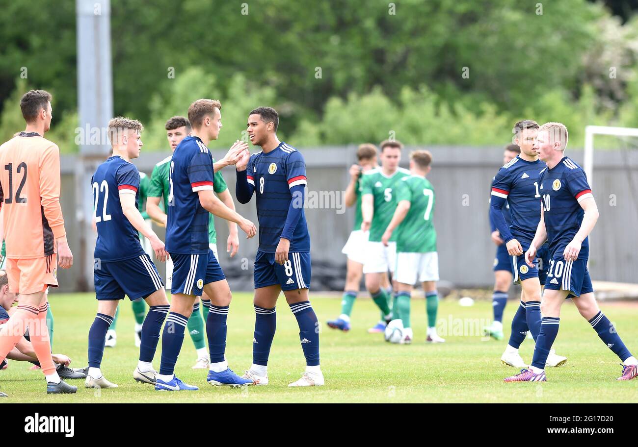 Scotland And Northern Ireland Players Shake Hands After The Final Whistle During The International Friendly At C G Systems Stadium Dumbarton Picture Date Saturday June 5 21 Stock Photo Alamy Scotland And Northern Ireland Players Shake Hands After The Final Whistle During The International Friendly At C G Systems Stadium Dumbarton Picture Date Saturday June 5 21 Stock Photo Alamy