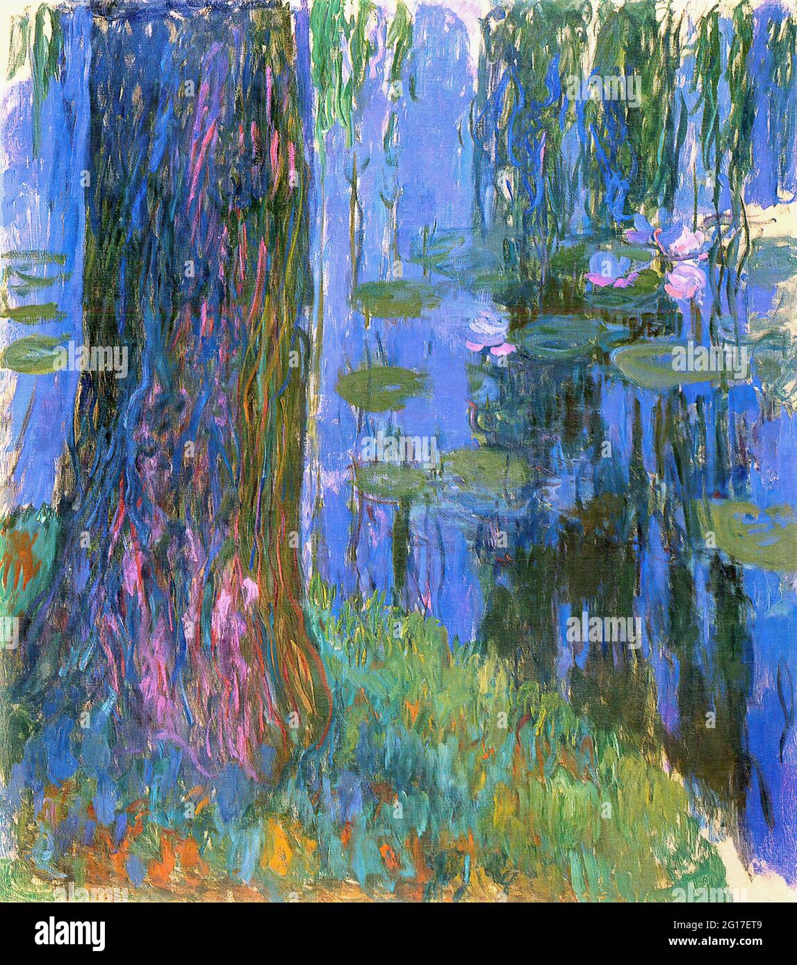 Claude Monet - Weeping Willow Water Lily Pond 2 1919 Stock Photo - Alamy
