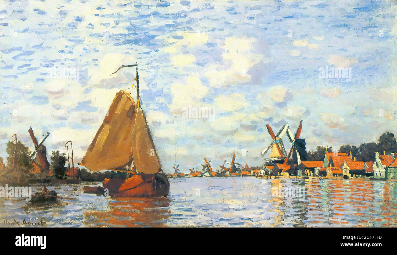 Claude monet zaandam hi-res stock photography and images - Alamy