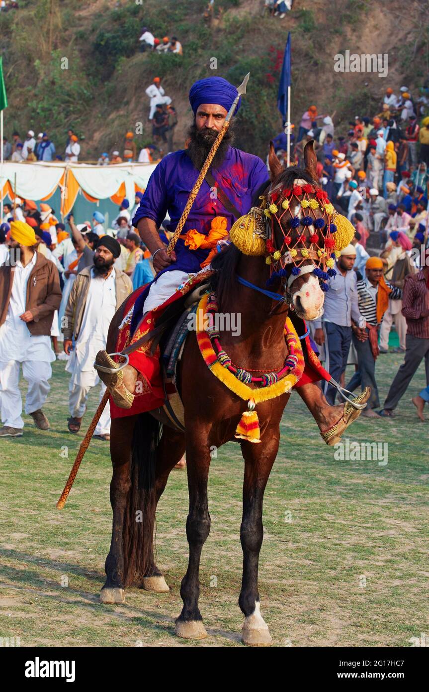 India, Punjab, Anandpur Sahib, Hola Mohalla festival of Sikh comunity