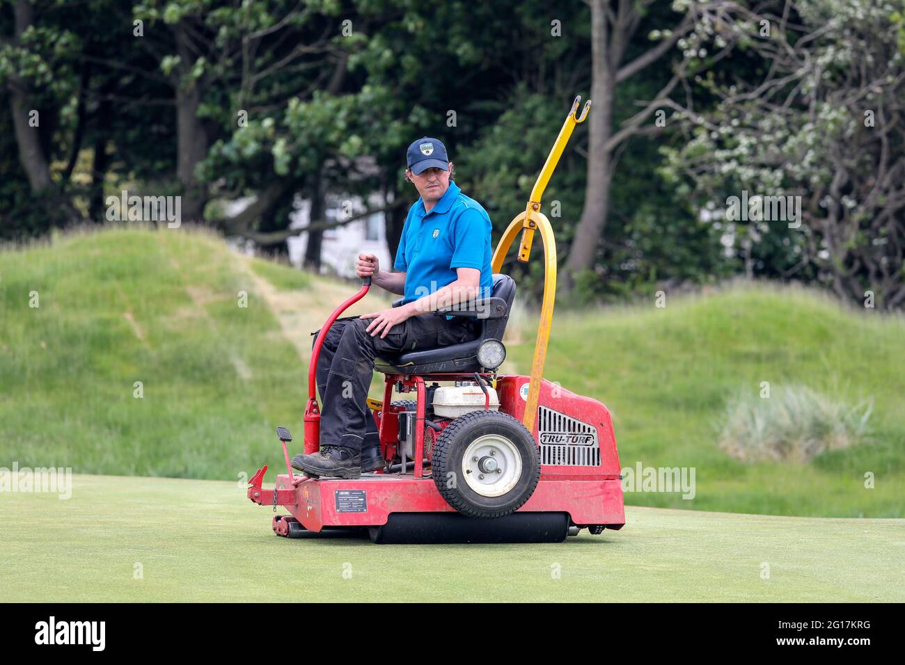 Troon uk 05th june 2021 kilmarnock barassie golf club and the r