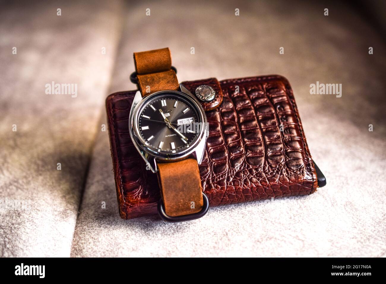 Seiko 5 is a serious cheat code for leveling up your wrist game Stock Photo  - Alamy