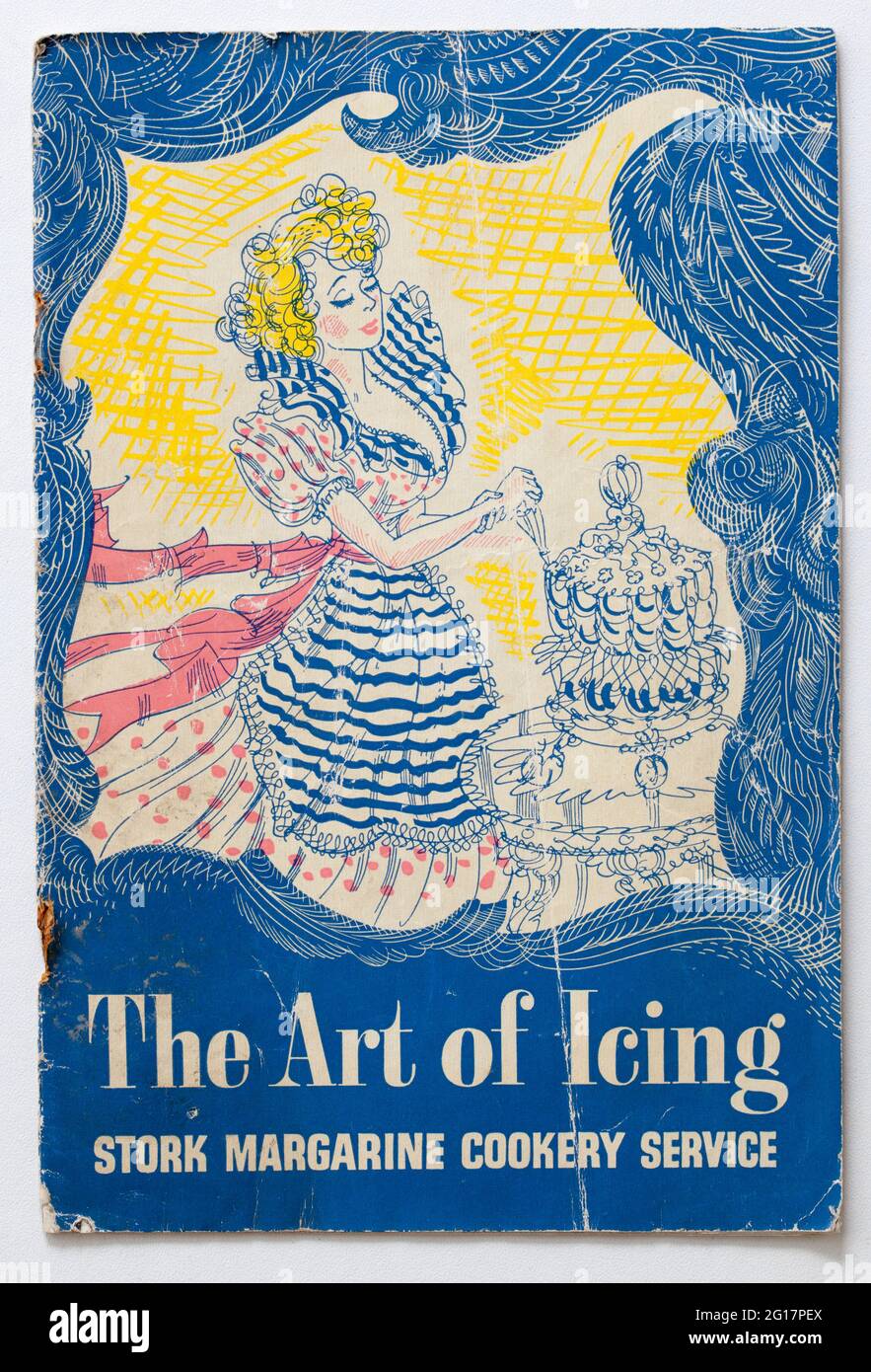 The Art of Icing Stork Margarine Cookery Service Brochure Stock Photo