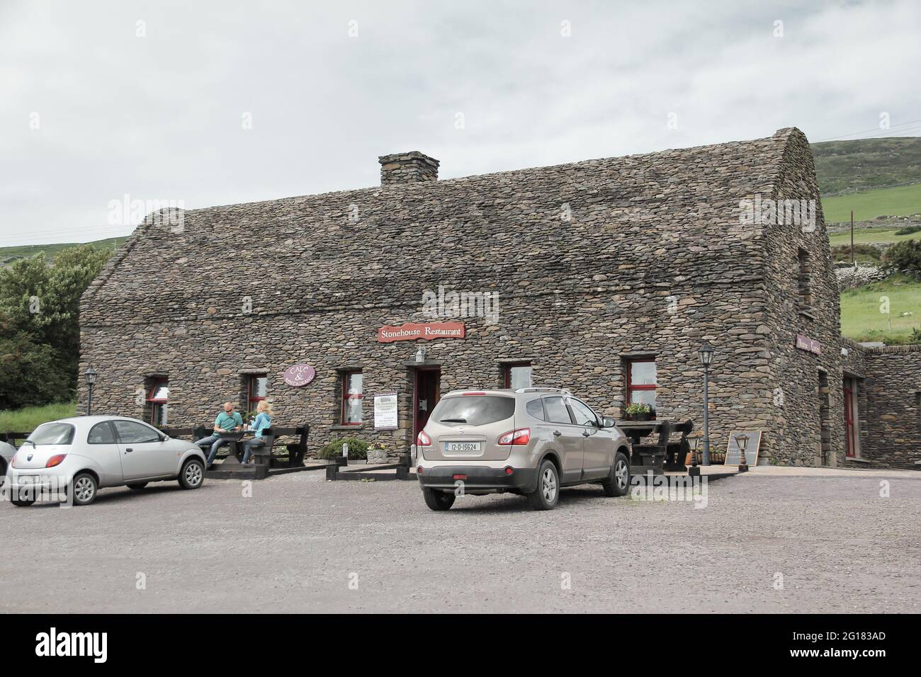 DINGLE, IRELAND JUNE, 6 2012 Stone House Restaurant near to Slea