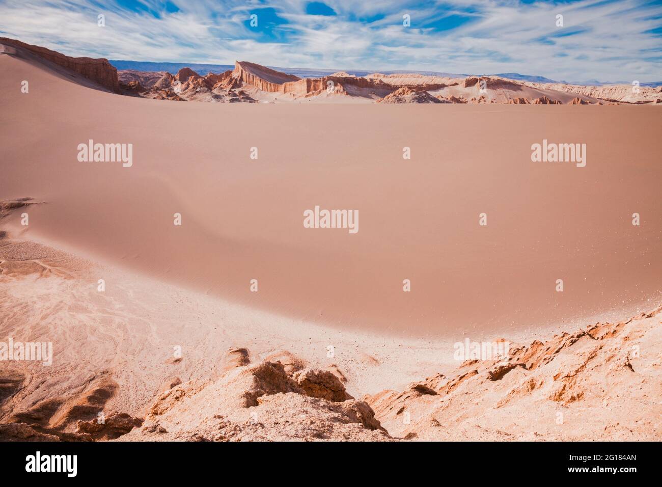 Valle de la Luna. San Pedro de Atacama, Antofagasta, Chile. Stock Photo
